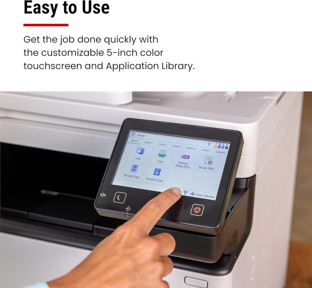 Canon Color imageCLASS MF751Cdw II - Wireless Duplex Laser Printer, Multifunction with Copier, Scanner, Automatic Document Feeder, 3 Year Limited Warranty, 35 PPM