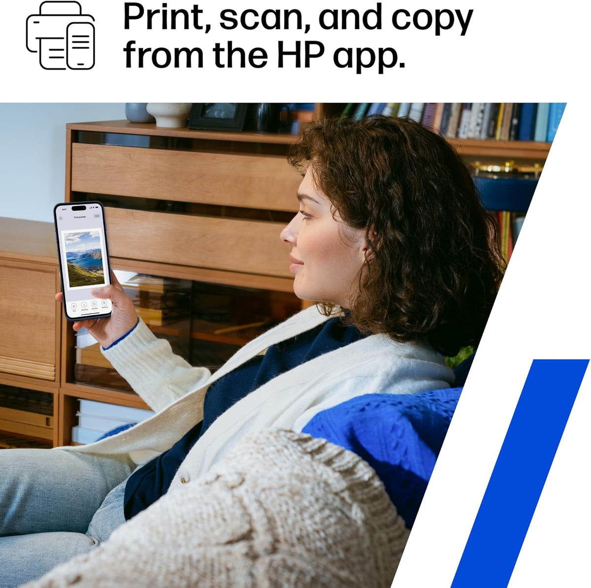 HP Smart Tank 6001 Wireless All-in-One Ink Tank Printer, Scanner, Copier with 2 Years of Ink Included, Best-for-Home, Cartridge-Free Refillable, AI-Enabled (2H0B9A)