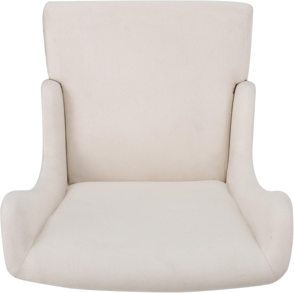 Christopher Knight Home Callie Fabric Dining Chair, Beige, 23.25" x 28.75" x 46.25"