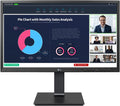 LG Electronics LG 24BP75CP-B 24 Inch Professional PC Screen - IPS Panel FHD (1920x1080), 5ms GtG 75Hz, Stand with Multiple Settings, Speakers, Webcam (2MP) and Built-in Microphone, USB-C (65W)