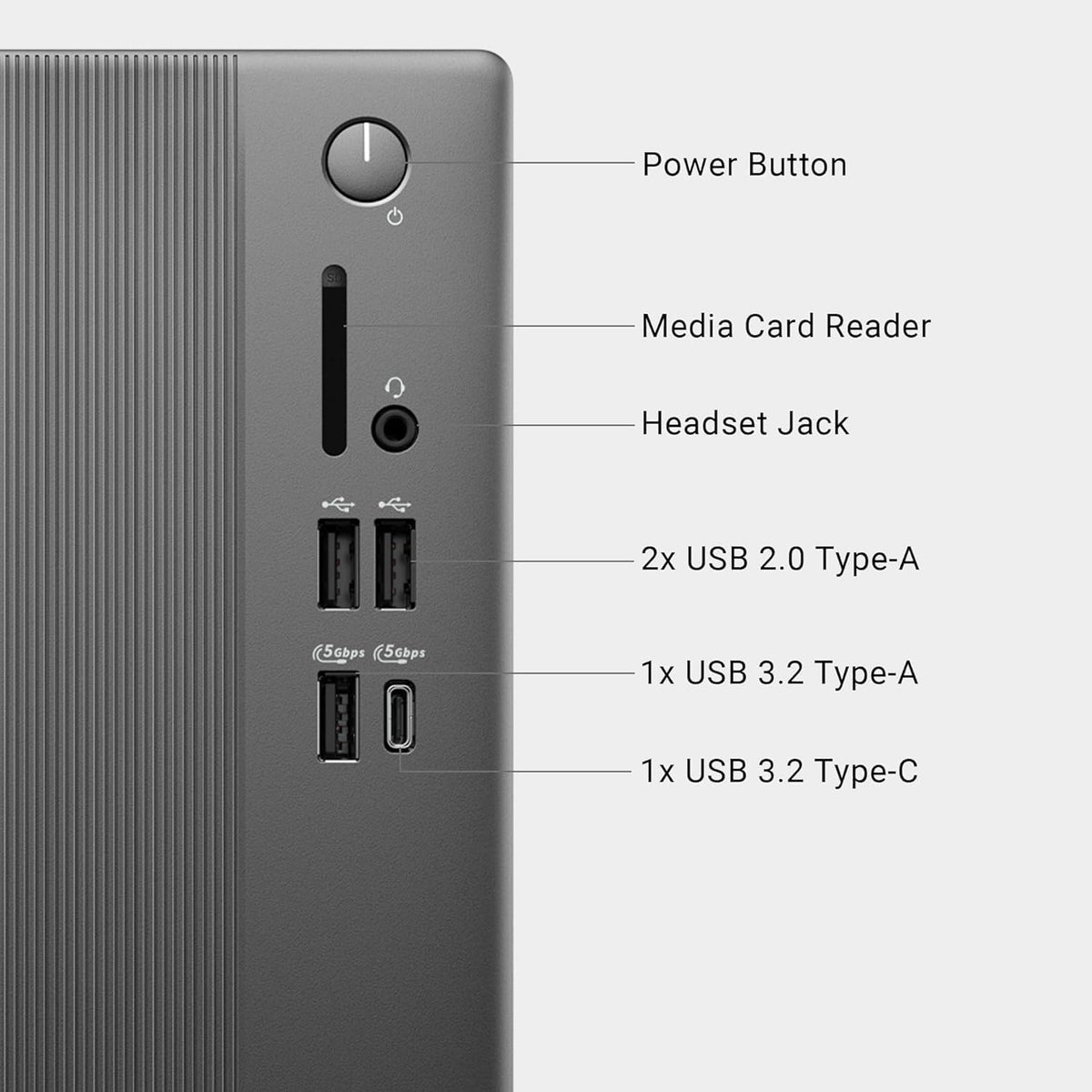 Dell 2025 ECT1250 Business Desktop - Intel Ultra 5-225, (10 Core Processor 10 Threads), 16GB DDR5 Memory, 512GB PCIe SSD, Ultra-Quiet Design, Dual 4K Monitor Support, Keyboard and Mouse, Windows 11