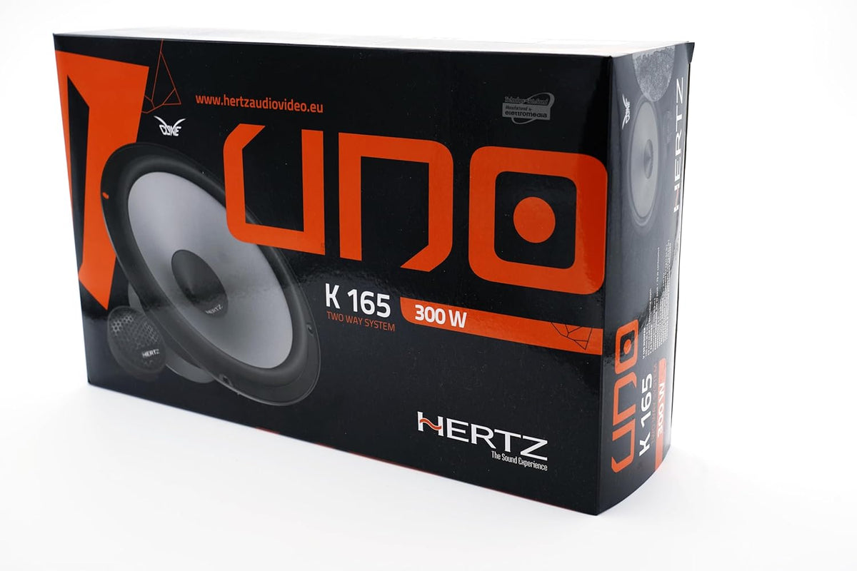 HERTZ UNO Series K-165 6.5" Two-Way Component Speaker System (Pair)