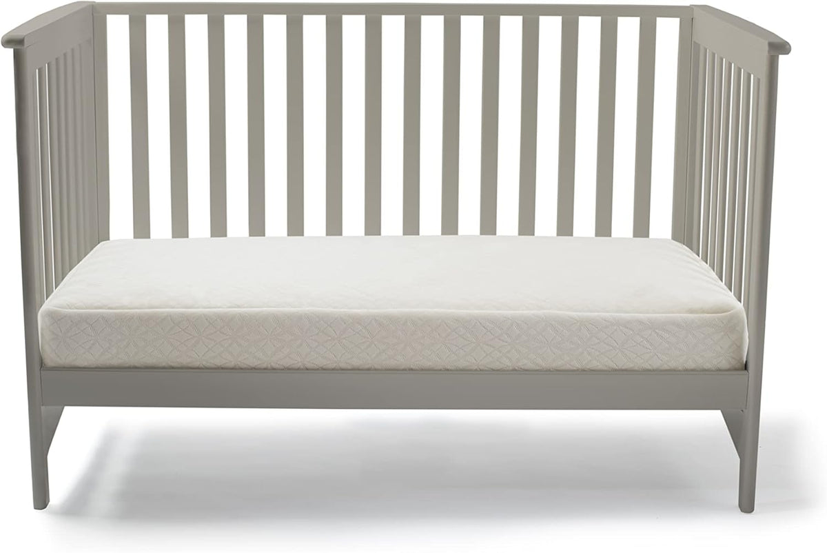Naturepedic Organic Crib Mattress Cover - Skin Friendly, Breathable & Absorbent Crib Mattress Protector - Removable Mattress Pad for Baby and Toddler Bed - Fitted Ivory