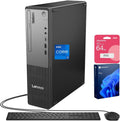 Lenovo ThinkCentre Small Form Factor Business Desktop, 13th Gen Intel Core i7-13620H, 16GB DDR5, 512GB SSD, HDMI, VGA, Wi-Fi, Wired KB & Mouse, Windows 11 Pro, Bundle with Adata 64GB USB Flash Drive