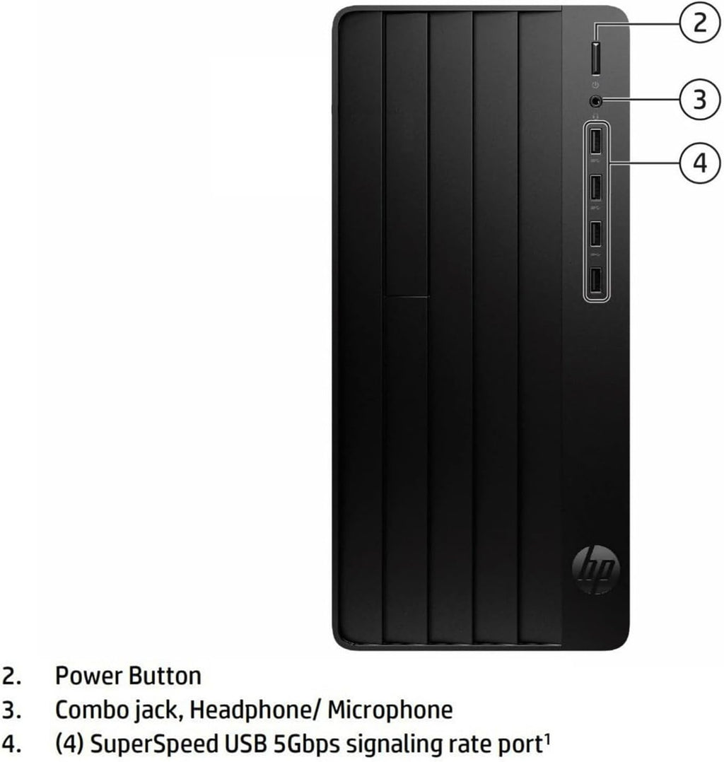 HP Desktop Computer Tower PC | Intel 6-Core i5-12500 | 16GB RAM + 512GB PCIe SSD | Complete Setup with WiFi, Bluetooth, Keyboard & Mouse | Windows 11 Home| Ideal for Home Office, Business & Student