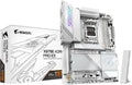 GIGABYTE X870E AORUS PRO ICE AMD AM5 LGA 1718 Motherboard, ATX, DDR5, 4X M.2, PCIe 5.0, USB4, WIFI7, 2.5GbE LAN, EZ-Latch, 5-Year Warranty