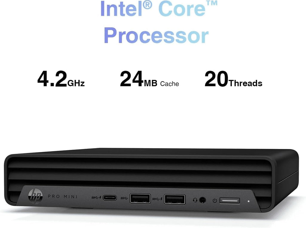 HP 2026 Mini PC, ProDesk 400 G9 Business Desktop Computers | Intel 6-Core i5-12400T | 16GB RAM 256GB SSD | WiFi 6 | Triple Display Support | Windows 11 Pro | Ideal for Office & Remote Work