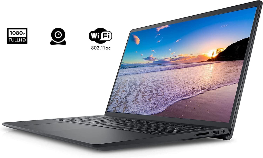 Dell Inspiron 15 3511 Laptop, 15.6" FHD Touchscreen, Intel Core i5-1035G1, 12GB RAM, 256GB PCIe NVMe M.2 SSD, SD Card Reader, Webcam, HDMI, WiFi, Windows 11 Home, Black