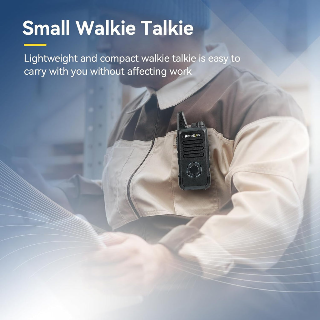 Retevis RT22S Walkie Talkies for Adults,Portable FRS Two-Way Radios(10 Pack) with 10 Way Multi Gang Charger, Handheld 2 Way Radio Rechargeable,Charging Progress Visible for Business Warehouse School