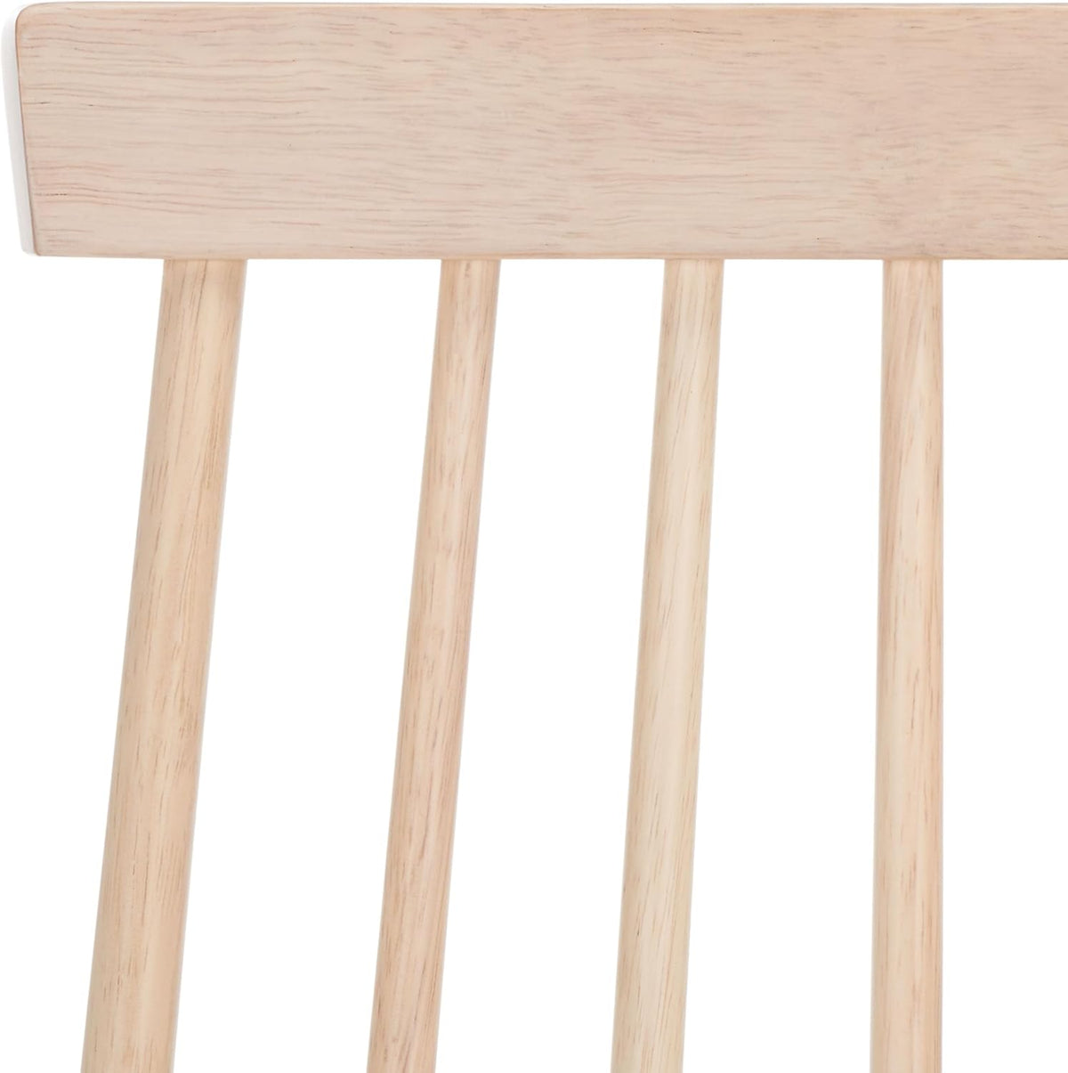 SAFAVIEH Furniture - Burris Side Chair Set of 2 - White Washed - Solid Wood - Modern Clean-Line Design - Ideal for Dining Room, Kitchen, Living Room, 17.7" Seat Height (AMH8511P-SET2)