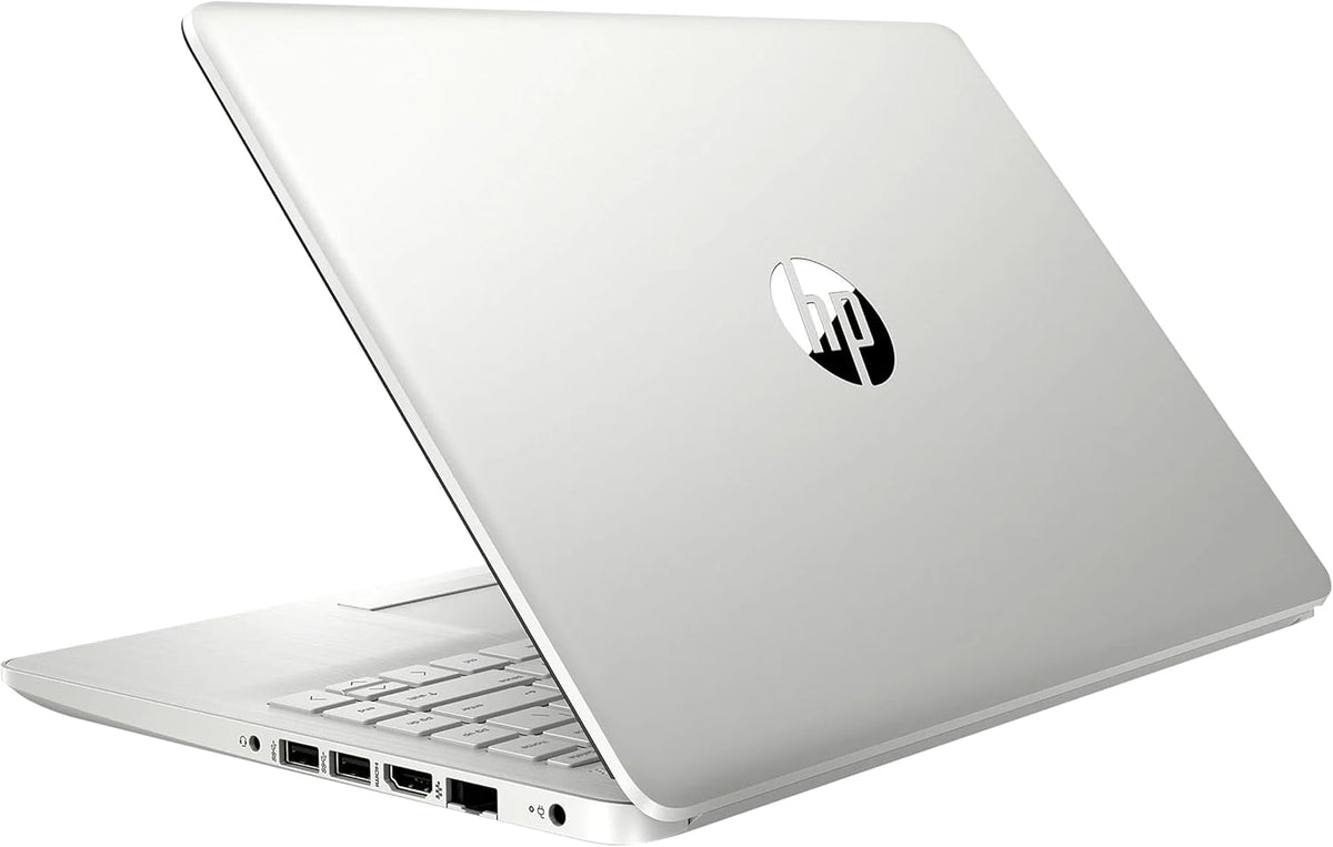 HP Stream 14" HD BrightView Laptop, Intel Celeron N4120 Processor, 16GB RAM, 64GB SSD, Intel UHD Graphics, 720p Webcam, WiFi, HDMI, Win 11 S, Silver (Renewed)