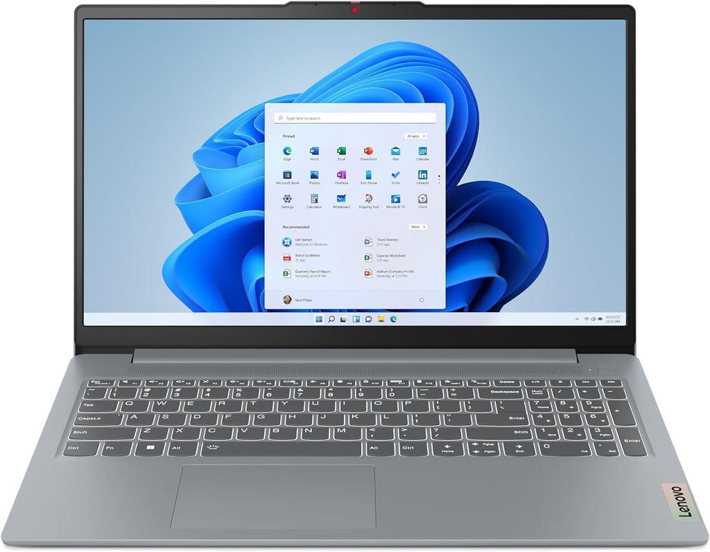 Lenovo IdeaPad Slim 3 Laptop 2025 15.6” FHD 1920 x 1080 Touchscreen, AMD Ryzen 7 5825U, 8-core, AMD Radeon Graphics, 16GB DDR4, 512GB SSD, Wi-Fi 6, Bluetooth 5.2, 720p HD Camera, Windows 11 Home