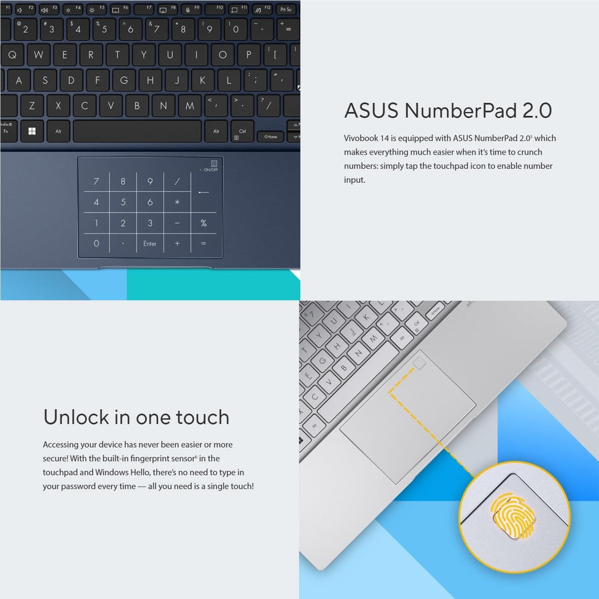 ASUS VivoBook Laptop 2026 Edition | Intel 13th Gen 6-Core Processor Up to 4.5GHz (Beat i7-1195G7) | 16GB RAM | 256GB PCIe SSD | 14" FHD Display | Bluetooth | HDMI | Thin & Light | Win 11 w/o Mouse