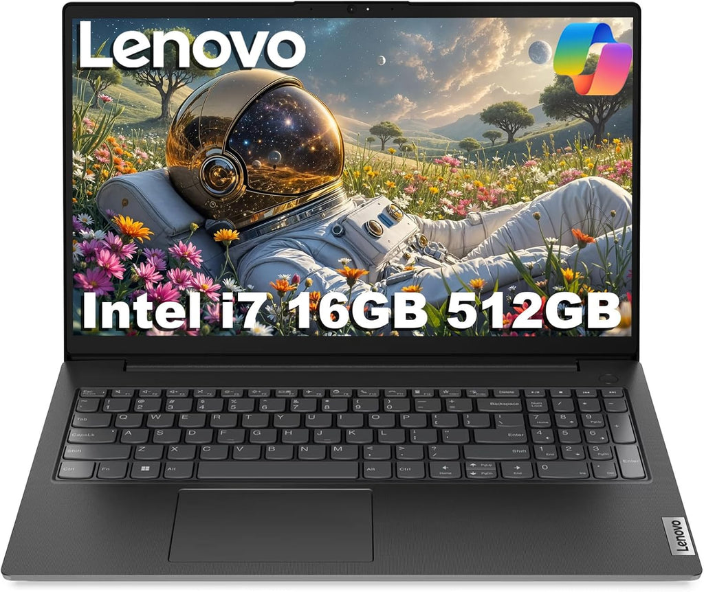 Lenovo Laptop Computer for Business & Student, 15.6" FHD, Intel 10-Core i7-240H (> Ultra 7 155U), 16GB DDR5, 512GB SSD, V Series Beat Ideapad, Webcam w/Shutter, Numeric Keypad, Win 11 Home w/Copilot