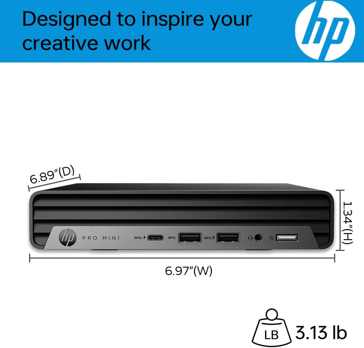 HP 2026 Mini PC, ProDesk 400 G9 Business Desktop Computers | Intel 6-Core i5-12400T | 16GB RAM 256GB SSD | WiFi 6 | Triple Display Support | Windows 11 Pro | Ideal for Office & Remote Work