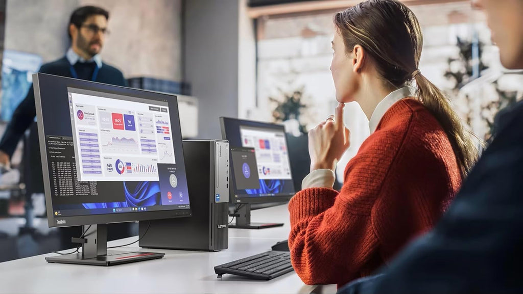 Lenovo ThinkCentre Neo 30s Gen 5 SFF Business Desktop Computer, Latest 13th Gen Intel Core i5-13420H, 16GB DDR5, 1TB PCIe SSD, USB-C, HDMI, VGA, RJ-45, Wi-Fi, Wired Keyboard & Mouse, Windows11 Pro