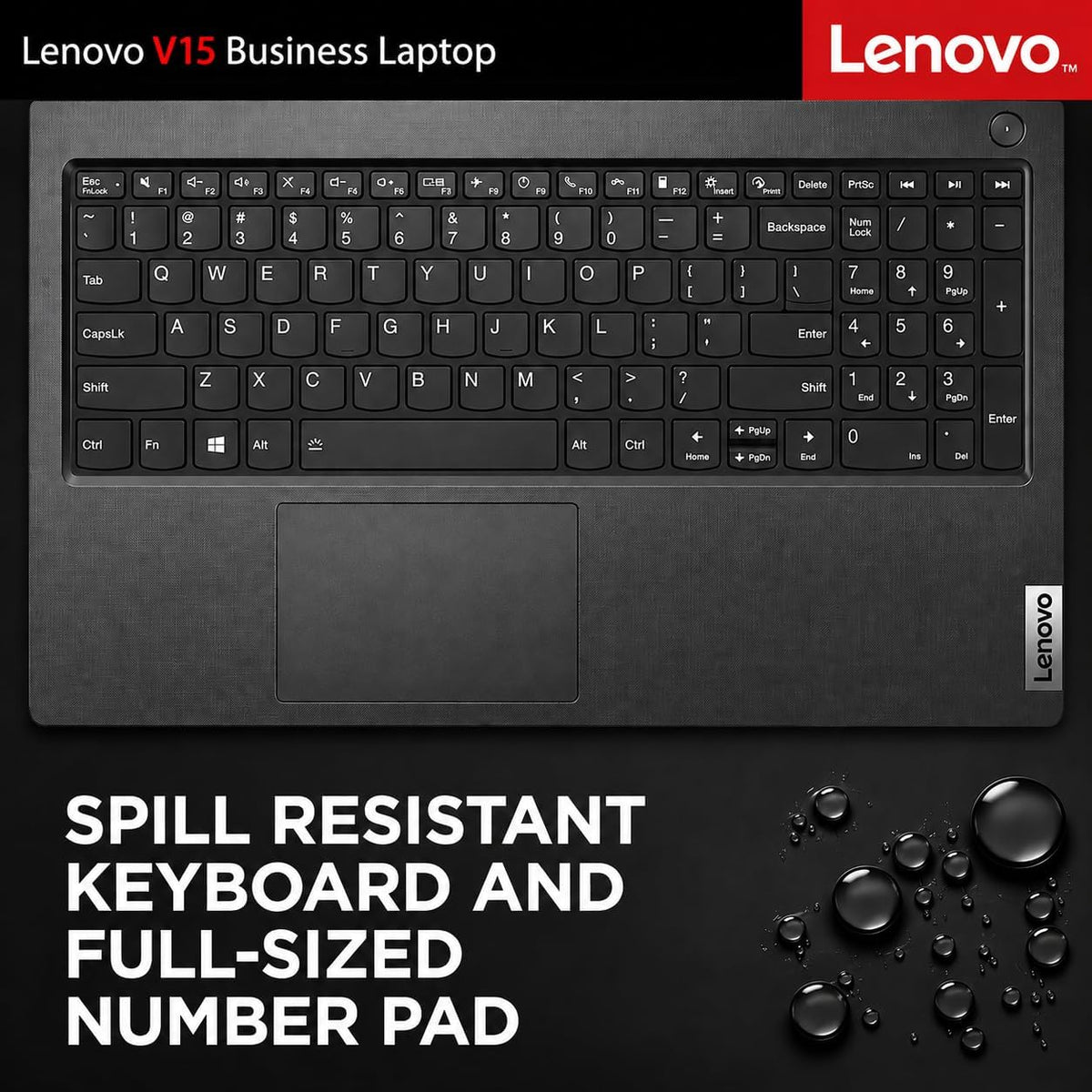 Lenovo New V15 Business and Student Laptop, AMD Ryzen 3 7000 Series(Beat i7-1160G7), 16GB DDR5 RAM, 256GB PCIe SSD, 15.6" FHD IPS Display, Ethernet Port RJ-45, Windows 11 Pro, Black