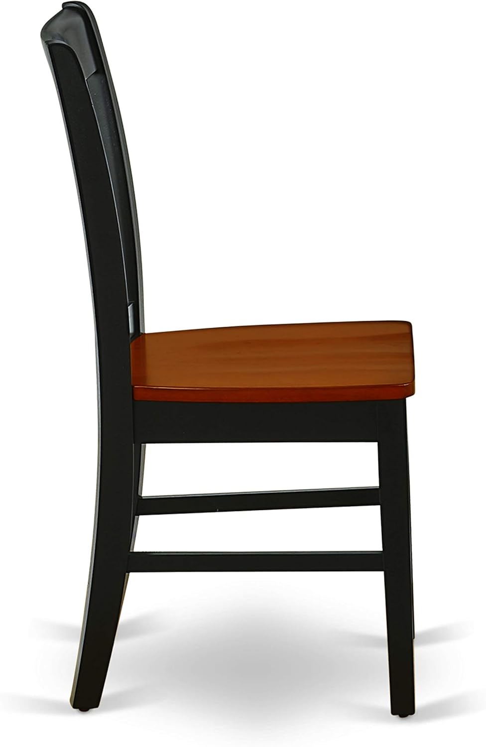 East West Furniture PFNO9-BCH-W 9 Piece Dining Room Table Set Includes a Square Kitchen Table with Butterfly Leaf and 8 Dining Chairs, 54x54 Inch, Black & Cherry