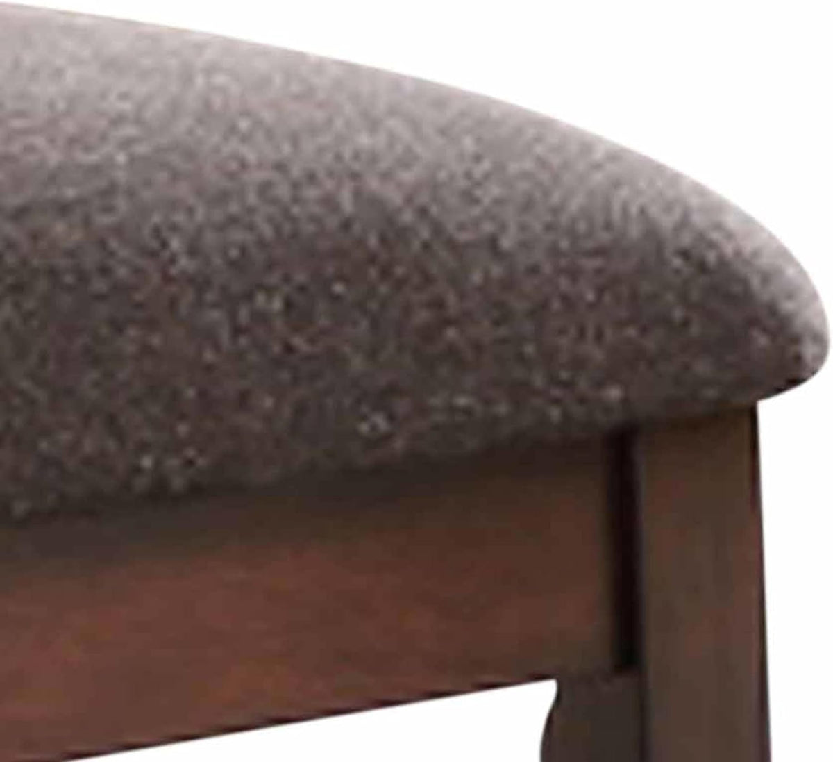 Steve Silver Furniture Yorktown 7-Piece Counter Table Set, 60" Table w/ 6 Upholstered Counter Chairs, Seats up to 8, Dining Room, Hidden Base Storage, 60" L x 42" W x 36" H, Espresso Brown