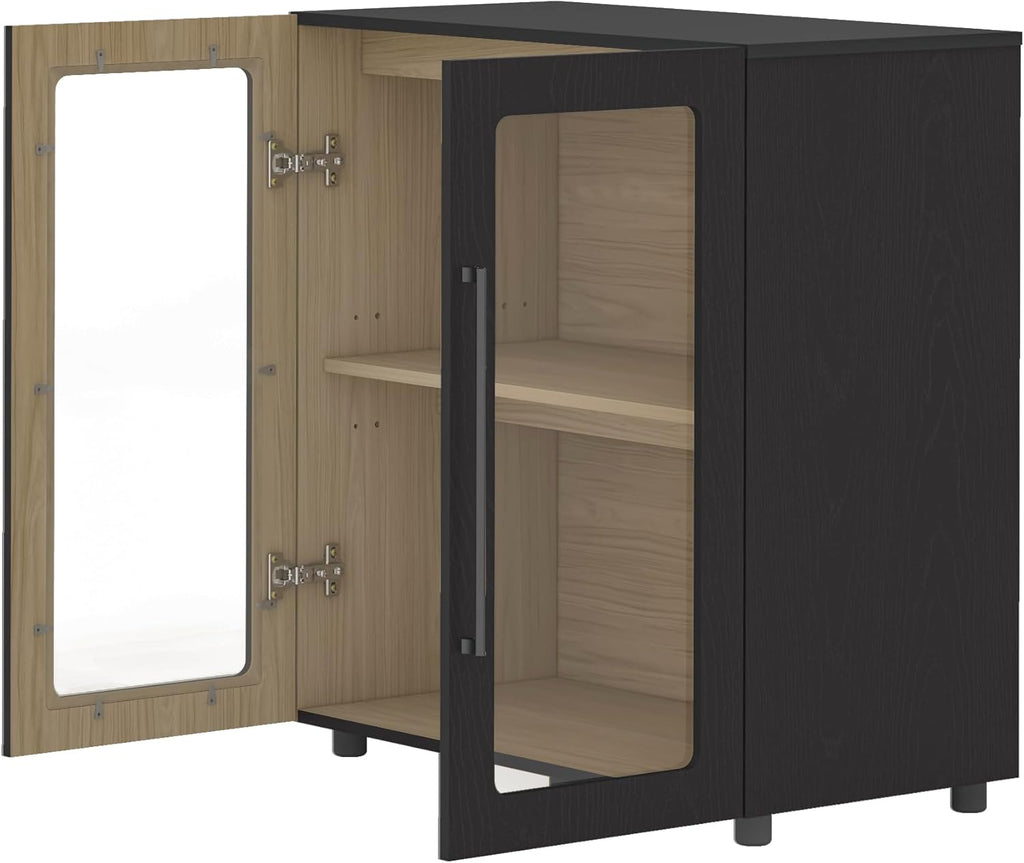 From the Tree Furniture 32 Inch Modular Sideboard Storage Cabinet with Soft-Close Doors | Buffet Accent Cabinet for Living Room, Entryway, Dining Room & Office | Scratch-Resistant Modern Design