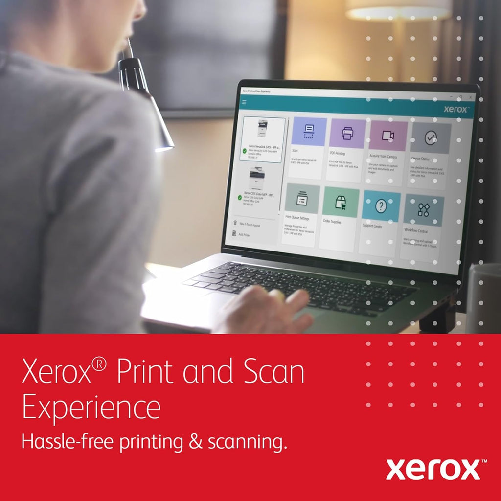 Xerox C325dni Wireless Color Laser All-in-One Printer – 35ppm High-Speed Printer Scanner Copier Fax, Cloud Ready, Wireless Printer for Laptop & Desktop