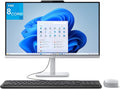 Lenovo 24 23.8" All-in-One Desktop Computer for Home Office, 16GB DDR4 RAM, 512GB PCIe SSD, Intel Processor 8-Core i3-N305, Lifetime Office 365 for Web, FHD AIO PC, WiFi 6, BT 5.2, Win 11, White