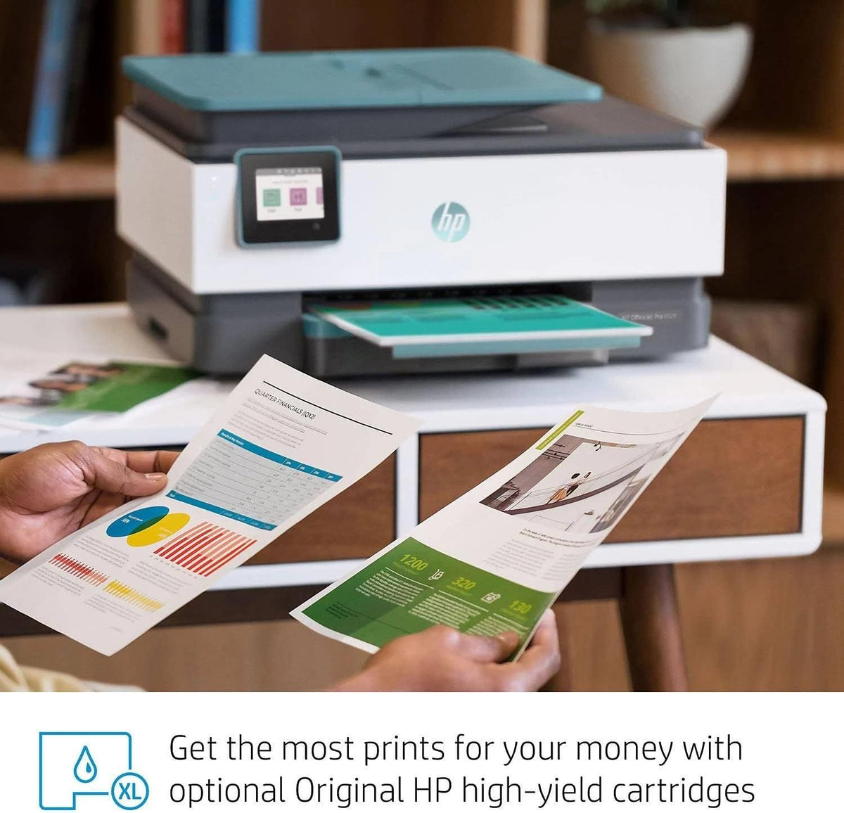 HP Officejet Pro 8028 All-in-One Printer Wireless Printer, Take control of Printing, Scanning, Copying, and Fax Jobs at Home and Office, Built-in Wifi via Mobile Device, Cloud-Based, 3UC64A (Renewed)