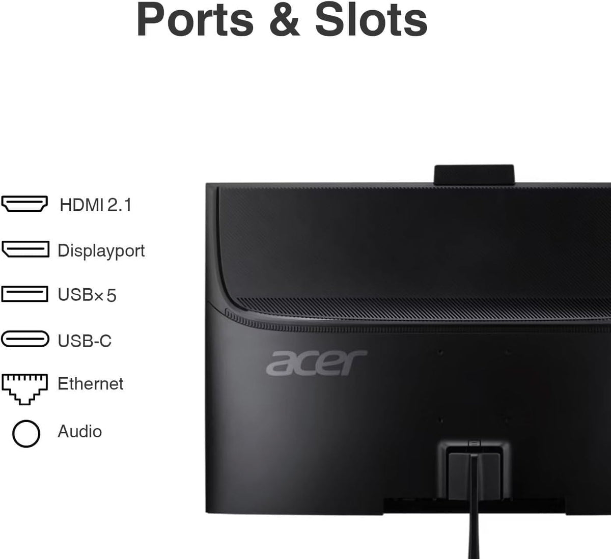 Acer Aspire C27 All-in-One Desktop, 27" IPS FHD Display (Intel Core 5 120U, 8GB DDR5, 512GB PCIe SSD, Wi-Fi 6E, Webcam, Wireless Keyboard and Mouse, Bluetooth 5.3, Win 11 Home) with USB Hub
