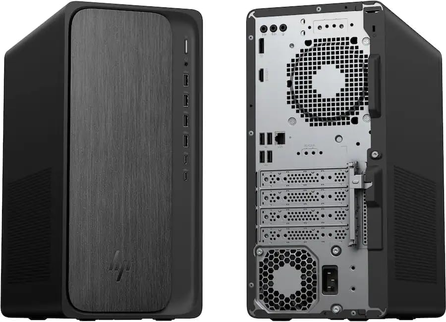 HP Secure & Productive Business Tower Desktop, AMD 8-Core Ryzen 7(Beat Intel Core i9-11900K), 8GB DDR5 RAM, 756GB Storage(256GB SSD & 500GB HDD), HDMI + DP, RJ-45, USB-C, Windows 11 Pro