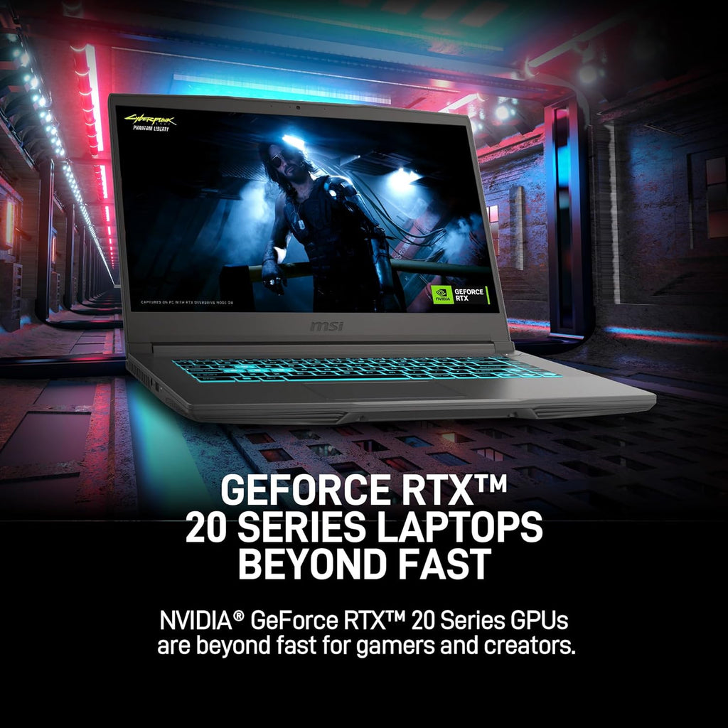 msi Thin A15 15.6” 144Hz FHD Gaming Laptop: Ryzen 5-7535HS, NVIDIA Geforce RTX 2050, 8GB DDR5, 512GB NVMe SSD, Cooler Boost 5, Win 11: Black B7UCX-218US
