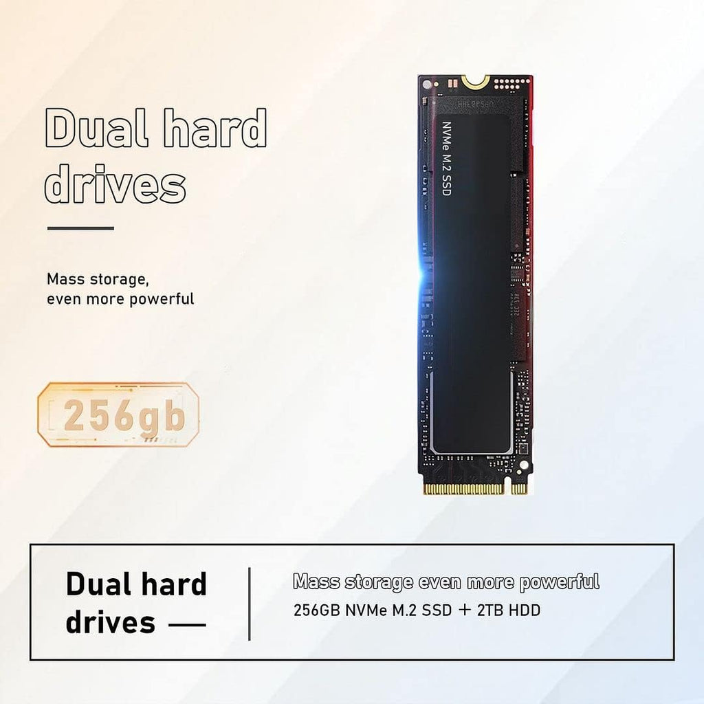 Dell OptiPlex 7040 SFF Desktop Computer PC Intel Quad Core i7-6700 3.20GHz AX200 Built-in WiFi 6 Bluetooth 16GB DDR4 256GB NVMe M.2 SSD 2TB HDD HDMI Wireless Keyboard & Mouse Windows 11 Pro (Renewed)