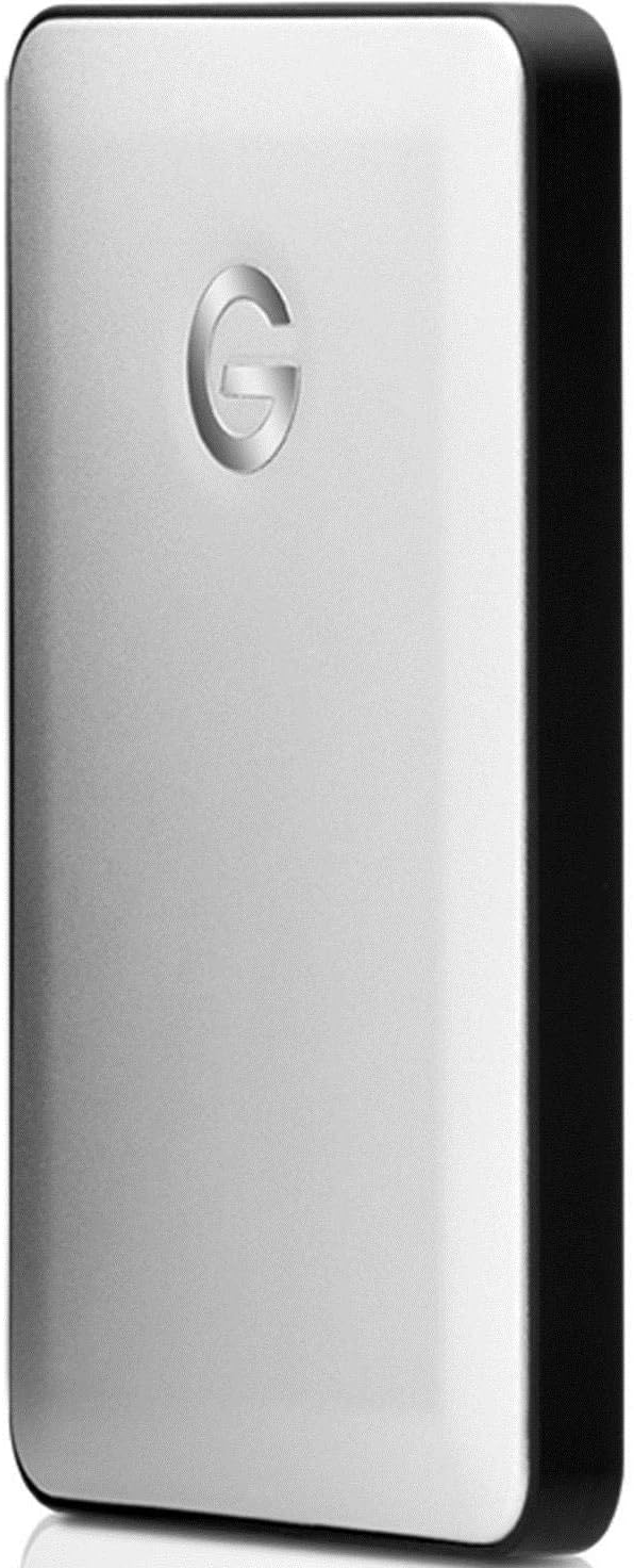 G-Technology G-Drive mobile Portable USB 3.0 1TB Hard Drive for On-the-Go Laptop Users (Silver) (0G02428)