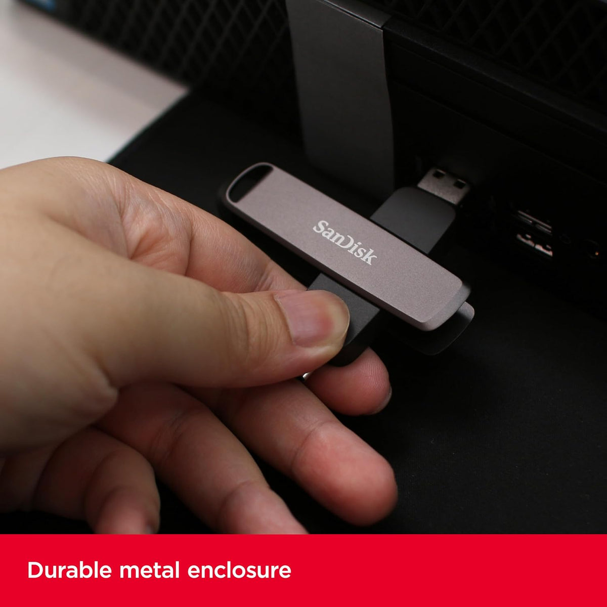 SANDISK 512GB Extreme PRO Dual Drive - Up to 1,000MB/s, USB Type-C, and USB Type-A, High-Performance Flash Drive - SDDDE1-512G-G46