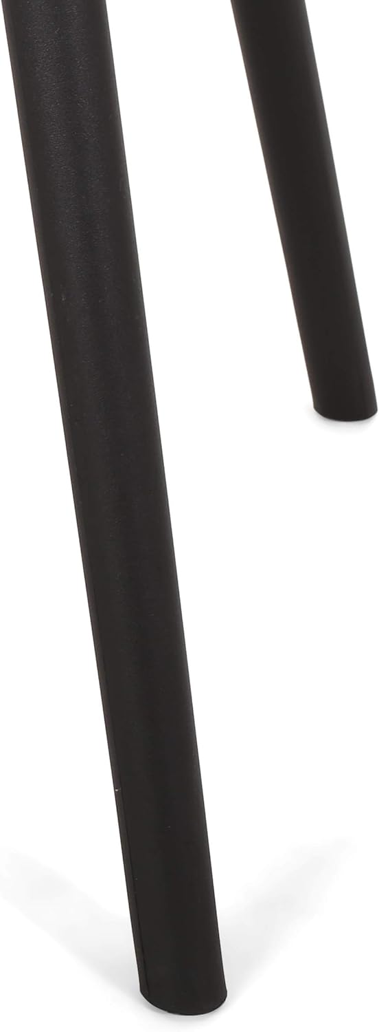 Christopher Knight Home Davina Outdoor Dining Chair (Set of 2), Polypropylene, Black