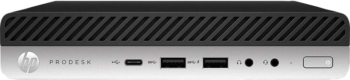 HP EliteDesk 800 G4 Mini Business Desktop Computer PC, Intel Core i5-8500T, 8GB RAM DDR4, 256GB SSD, Mouse & Keyboard, 2 DisplayPorts, WiFi & Bluetooth, Windows 11 Pro (Renewed)